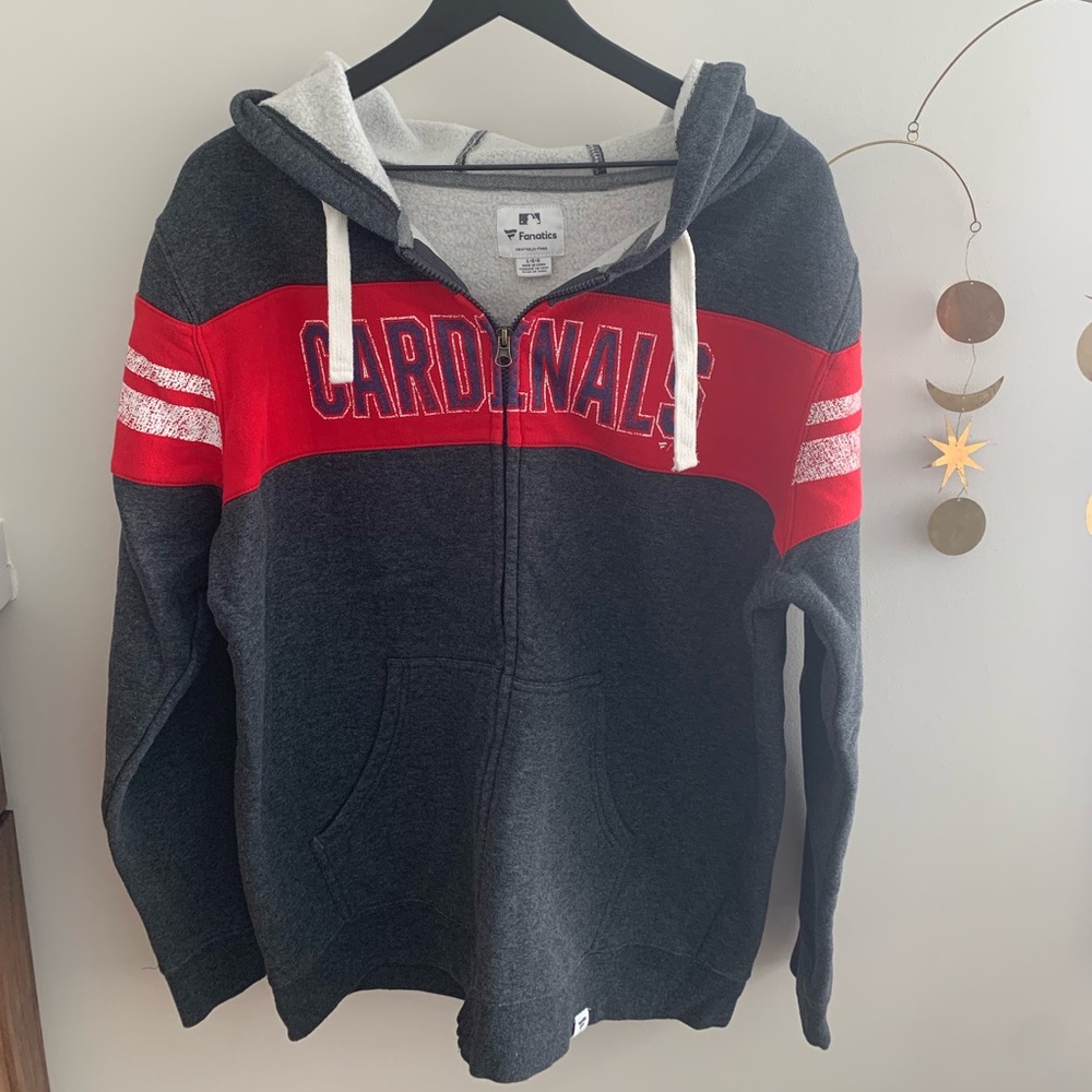 Brand New Fanatics Cardinals Zip up